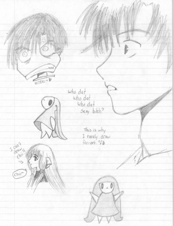 Doodles are nifty. Are they not nifty? Ayana's doodles are really nifty!