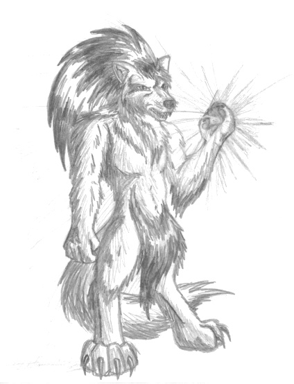 Wh00! Werewolf dude!