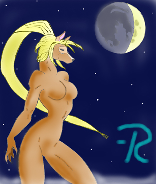 We like the moon.... cause it is cloooooose toooo uuuuus... o/` hmmm...