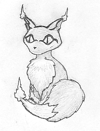 Yokoneko! Isn't it cute? Watch out, it may have a firey temper. ^^;