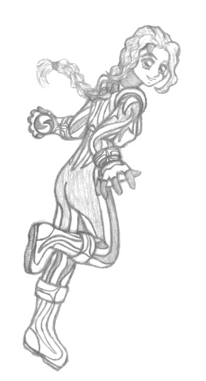 I got the pose out of a Sakura Card Captors manga