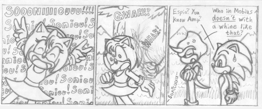 Espio! Who remembers Espio? Chameleon of the Chaotix Team? <:O